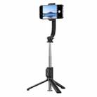 ZGA S01 Bluetooth Remote Control Detachable Tripod Selfie Stick(Black) - 1