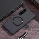For Sony Xperia 1 VI CD Magsafe Magnetic Cloth Texture Phone Case(Black) - 1