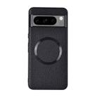 For Google Pixel 8 Pro CD Magsafe Magnetic Litchi Texture Phone Case(Black) - 1