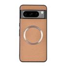 For Google Pixel 8 Pro CD Magsafe Magnetic Litchi Texture Phone Case(Khaki) - 1