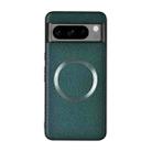 For Google Pixel 8 Pro CD Magsafe Magnetic Litchi Texture Phone Case(Green) - 1