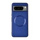 For Google Pixel 8 Pro CD Magsafe Magnetic Litchi Texture Phone Case(Blue) - 1