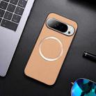 For Google Pixel 9 Pro CD Magsafe Magnetic Litchi Texture Phone Case(Khaki) - 1