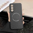 For OnePlus Ace 5 Ultra / Nord 5 CD Magsafe Magnetic Cloth Texture Phone Case(Black) - 1