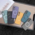 For OnePlus Ace 5 Ultra / Nord 5 CD Magsafe Magnetic Cloth Texture Phone Case(Grey) - 2