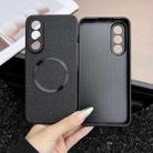 For OnePlus Ace 5 Ultra / Nord 5 CD Magsafe Magnetic Cloth Texture Phone Case(Grey) - 3