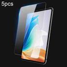 For OPPO Pad Neo/Pad Air2/OnePlus Pad Go 5pcs DUX DUCIS 0.33mm 9H HD Full Screen Tempered Glass Film - 1