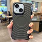 For iPhone 15 Plus Ring Texture TPU Phone Case(Black) - 1