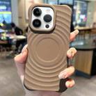 For iPhone 13 Pro Ring Texture TPU Phone Case(Khaki) - 1