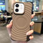 For iPhone 11 Ring Texture TPU Phone Case(Khaki) - 1