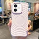 For iPhone 11 Ring Texture TPU Phone Case(Light Purple) - 1