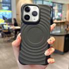 For iPhone 11 Pro Ring Texture TPU Phone Case(Black) - 1