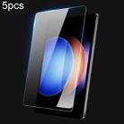 For Xiaomi Pad 6S Pro 12.4 5pcs DUX DUCIS 0.33mm 9H HD Full Screen Tempered Glass Film - 1