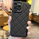 For iPhone 15 Pro Max Lambskin Texture Matte TPU Phone Case(Black) - 1