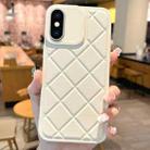 For iPhone XS Max Lambskin Texture Matte TPU Phone Case(White) - 1