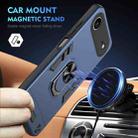 For iPhone Air Shockproof Metal Ring Holder Phone Case(Blue) - 2