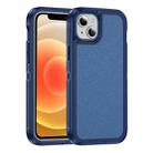 For iPhone 12 Guard Frosted Double Layer Phone Case(Royal Blue) - 1