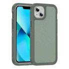 For iPhone 13 Guard Frosted Double Layer Phone Case(Green) - 1