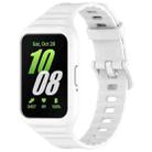 For Samsung Galaxy Fit 3 Solid Color Integrated TPU Watch Band(White) - 1