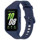 For Samsung Galaxy Fit 3 Solid Color Integrated TPU Watch Band(Midnight Blue) - 1