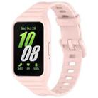 For Samsung Galaxy Fit 3 Solid Color Integrated TPU Watch Band(Light Pink) - 1
