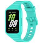 For Samsung Galaxy Fit 3 Solid Color Integrated TPU Watch Band(Cyan) - 1