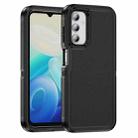 For Samsung Galaxy A34 5G Guard Frosted Double Layer Phone Case(Black) - 1