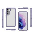 For Samsung Galaxy S22 5G Guard Frosted Double Layer Phone Case(Light Purple) - 2