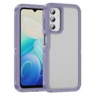 For Samsung Galaxy S23 FE 5G Guard Frosted Double Layer Phone Case(Light Purple) - 1