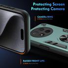 For Honor X9c Shockproof Metal Ring Holder Phone Case(Green) - 3