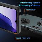 For Honor 400 Global 156.5mm Shockproof Metal Ring Holder Phone Case(Green) - 3