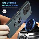 For Honor 400 Lite Global Shockproof Metal Ring Holder Phone Case(Green) - 2