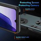 For Honor 400 Pro Global 160.8mm Shockproof Metal Ring Holder Phone Case(Green) - 3