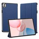 For Honor Pad 10 DUX DUCIS Domo Series Cloth Texture Magnetic Leather Tablet Case(Blue) - 1