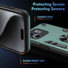 For Infinix Hot 50i Shockproof Metal Ring Holder Phone Case(Green) - 3