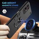 For Infinix Note 50s Shockproof Metal Ring Holder Phone Case(Black) - 2