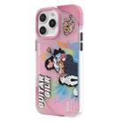 For iPhone 15 Pro TGVIS Joyful Series Performance Pattern Phone Case(Pink) - 1