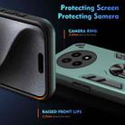 For Realme 12X Shockproof Metal Ring Holder Phone Case(Green) - 3