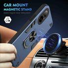 For Realme C67 4G Shockproof Metal Ring Holder Phone Case(Blue) - 2