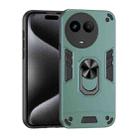 For Realme V50 Shockproof Metal Ring Holder Phone Case(Green) - 1