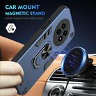For Realme 13 Pro / 13 Pro+ Shockproof Metal Ring Holder Phone Case(Blue) - 2