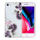 For iPhone SE 2022 / 2020 / 8 / 7 Colorful Painting Pattern TPU Phone Case(Peony) - 1