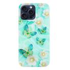 For iPhone 16 Pro Max Colorful Painting Pattern TPU Phone Case(Butterflies) - 3