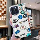 For iPhone 16 Pro Max Colorful Painting Pattern TPU Phone Case(Eye Monster) - 2