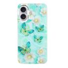 For iPhone 16 Plus Colorful Painting Pattern TPU Phone Case(Butterflies) - 3