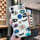 For iPhone 16 Colorful Painting Pattern TPU Phone Case(Eye Monster) - 2