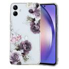 For Samsung Galaxy A05 Colorful Painting Pattern TPU Phone Case(Peony) - 1