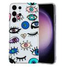 For Samsung Galaxy S23 Ultra 5G Colorful Painting Pattern TPU Phone Case(Eye Monster) - 1