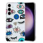 For Samsung Galaxy S23 FE 5G Colorful Painting Pattern TPU Phone Case(Eye Monster) - 1