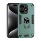 For Tecno Spark Go 2024 Shockproof Metal Ring Holder Phone Case(Green) - 1